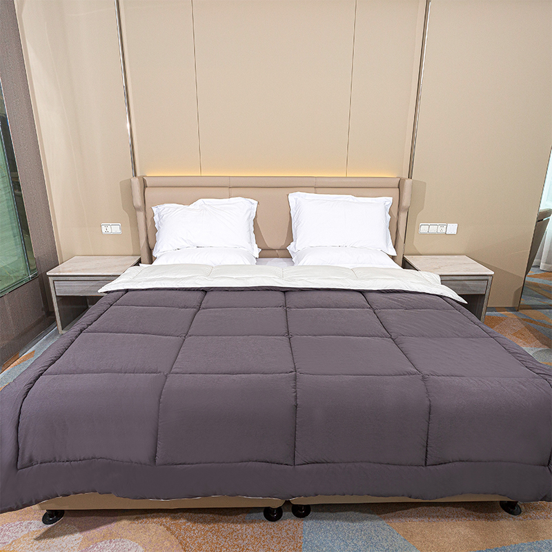 Grey Sezon Welket Insert - Pokonna ściółka Połącz Lekki kołdra hotel z zakątkami z narożnymi zakładkami